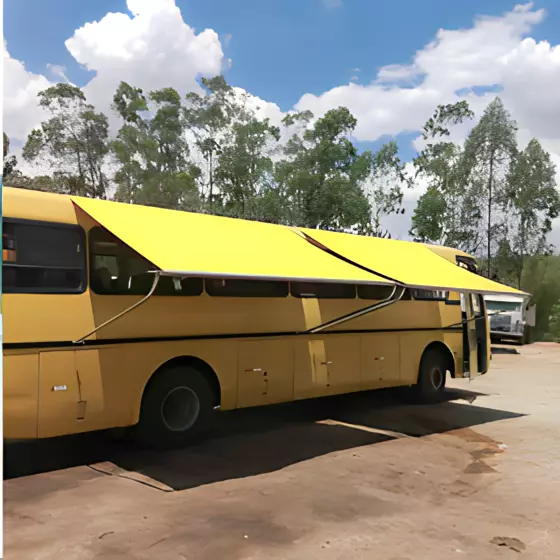 Toldo Cortina com Braço - trabalhos realizados