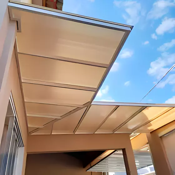 Toldos Fixos de Policarbonato - trabalhos realizados