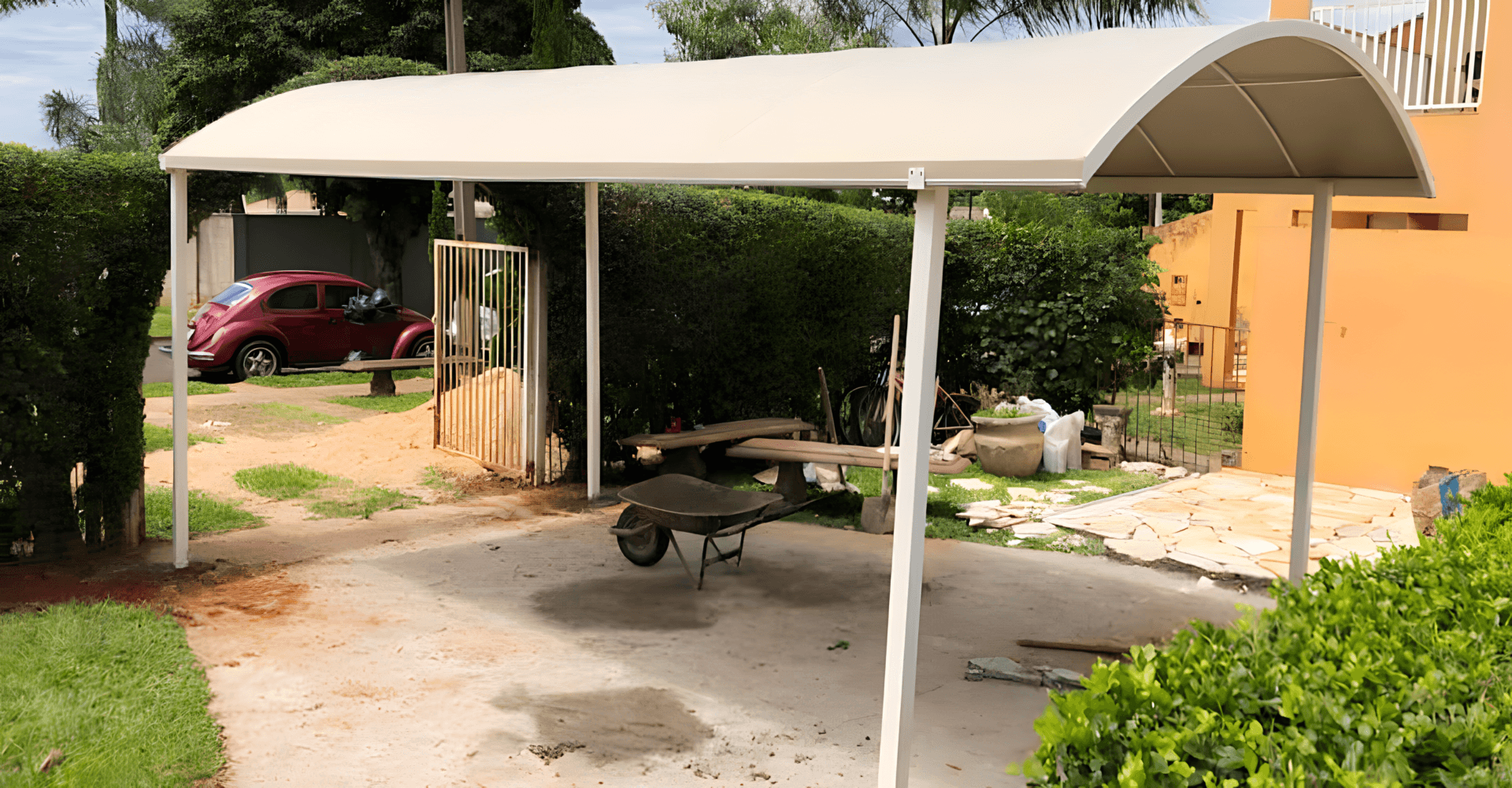 Cobertura de Lona - trabalhos realizados