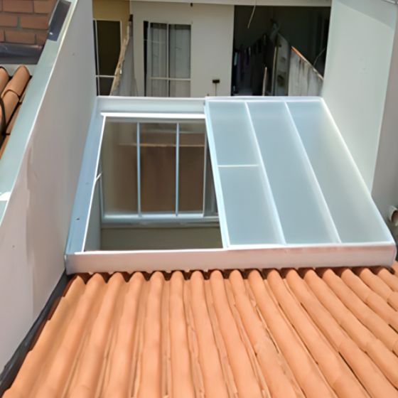 Cobertura de Policarbonato Retrátil - trabalhos realizados