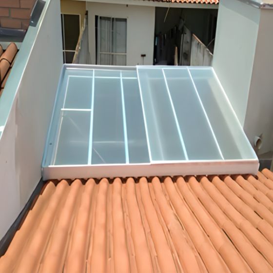 Cobertura de Policarbonato Retrátil - trabalhos realizados