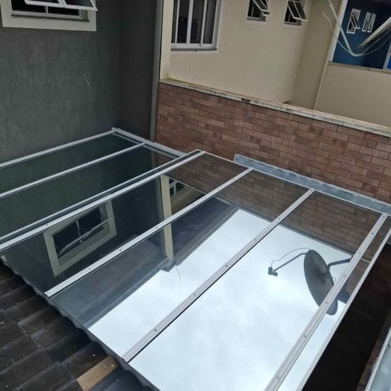 Teto Abre e Fecha de Vidro Temperado Para Garagem em Elias Fausto (SP) - trabalhos realizados
