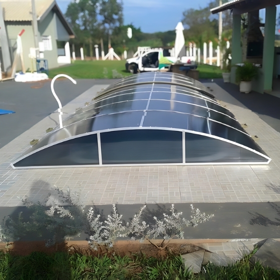 Cobertura de Piscina - trabalhos realizados