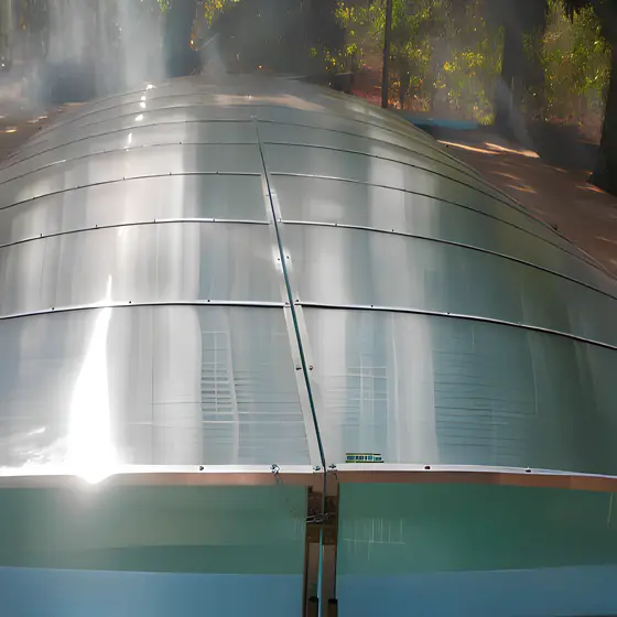 Cobertura de Piscina - trabalhos realizados