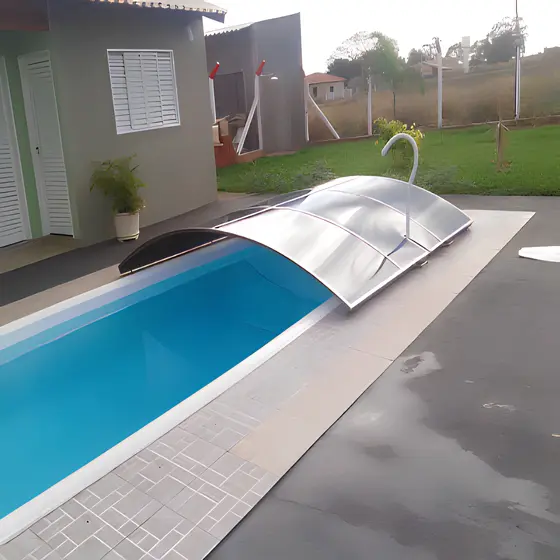 Cobertura de Piscina - trabalhos realizados