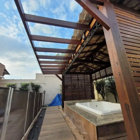 Pergolado de Ferro - trabalhos realizados