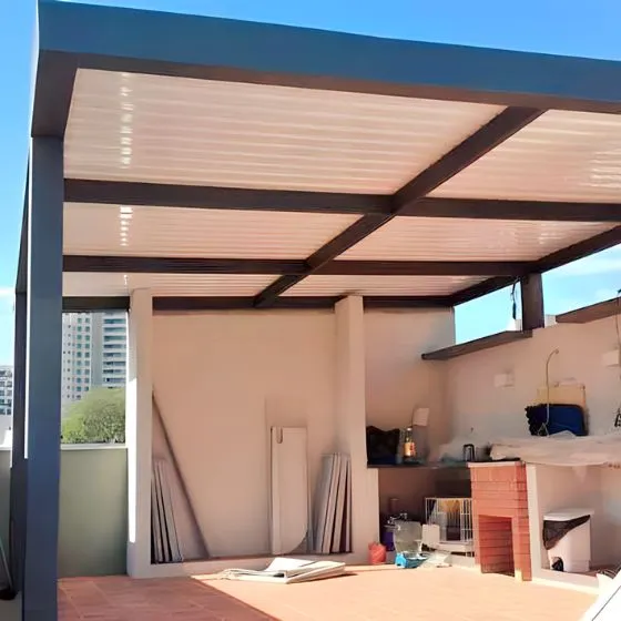 Cobertura de Garagem Sanduíche em Piracicaba - Foto 15
