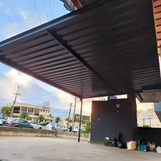 Cobertura de Garagem Sanduíche residencial em Piracicaba SP