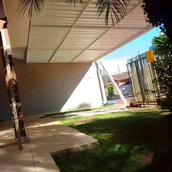 Cobertura de Garagem Sanduíche com isolamento térmico em Jundiaí SP