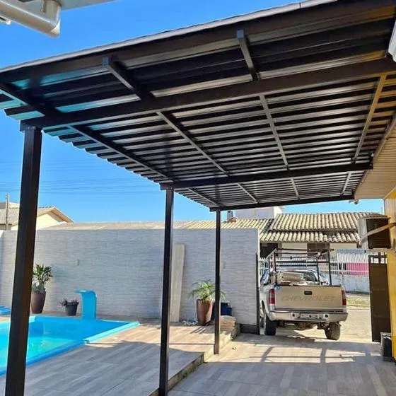 Cobertura de Garagem Sanduíche profissional em Limeira SP