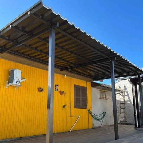 Cobertura de Garagem Sanduíche para indústria em Rio Claro SP