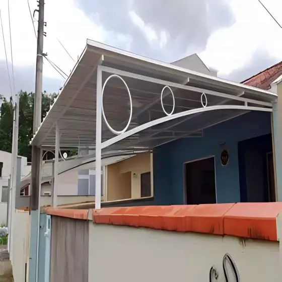 Cobertura de Garagem Sanduíche para armazém em Indaiatuba SP
