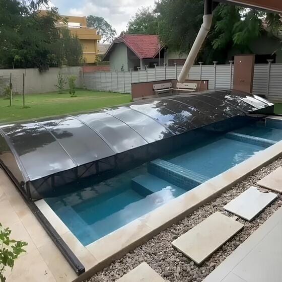 Cobertura para Piscina em Policarbonato em Americana SP