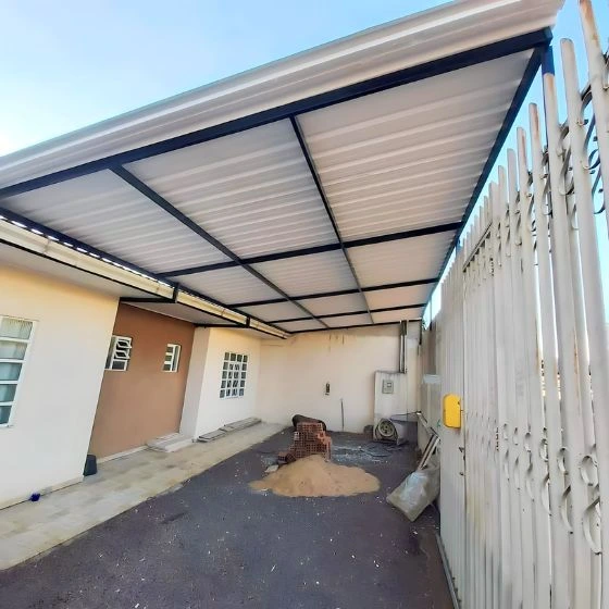 Cobertura em Telha Metálica para estacionamento em Sorocaba SP