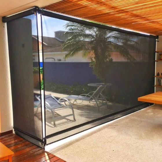 Toldo Cortina de Tela Screen - Foto 11