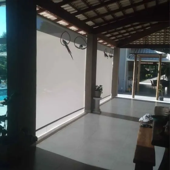 Toldo Cortina de Tela Screen - Foto 13