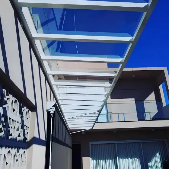 Cobertura de Policarbonato Compacto para piscina em Jundiaí SP