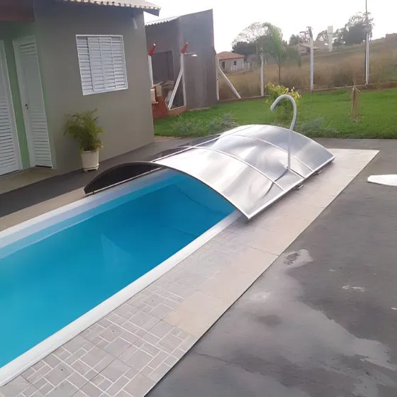 Cobertura para Piscina em Policarbonato em Jundiaí SP