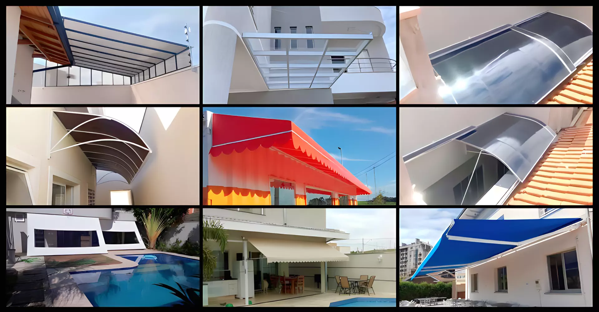 Modelos de Toldos - Variedade de Estilos para Sombreamento Exterior
