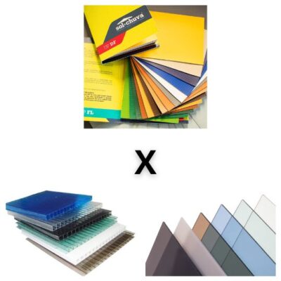 O que é melhor policarbonato ou lona?