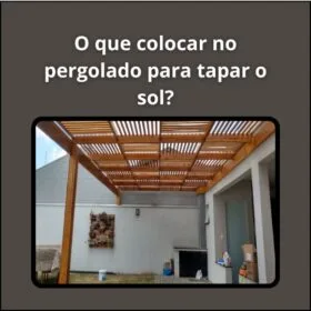 Pergolado com cobertura retrátil para sombra