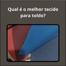 Tecido ideal para toldo proteção solar