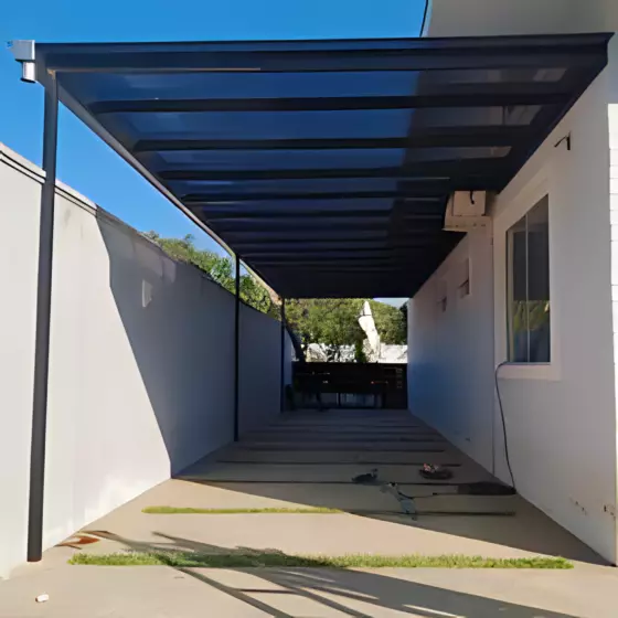 Telhado de Policarbonato para Condomínio em Agudos - trabalhos realizados
