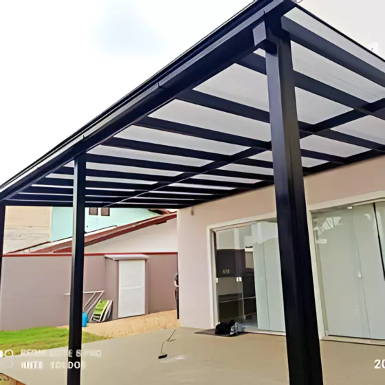 Telhado de Policarbonato para Condomínio em Agudos - trabalhos realizados