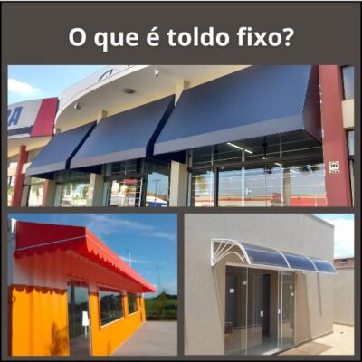 O que é toldo fixo?