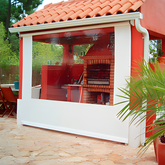 Toldo com Estrutura Metálica