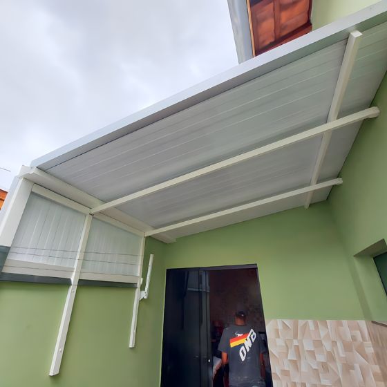 Cobertura de Telha com Isopor para Salão de Beleza em Cotia - trabalhos realizados