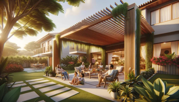 Pergolado de Madeira – Elegância e Funcionalidade