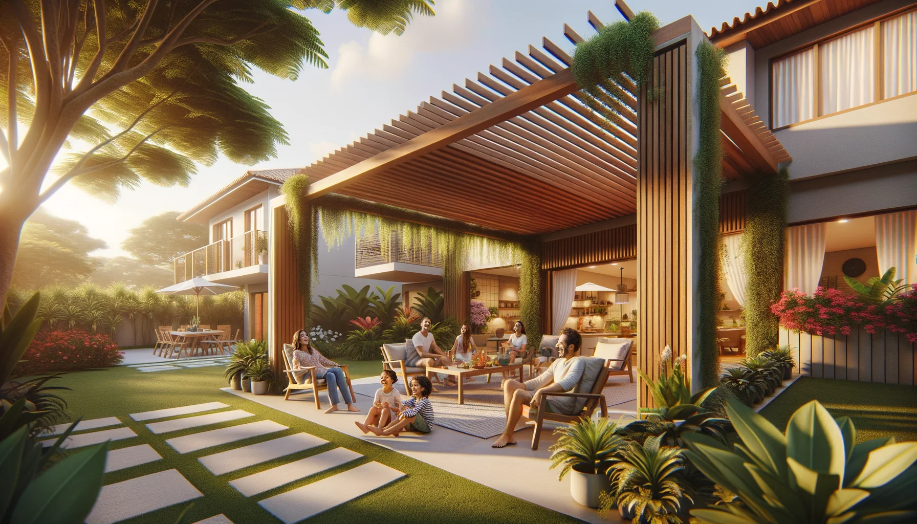 Pergolado de Madeira – Elegância e Funcionalidade